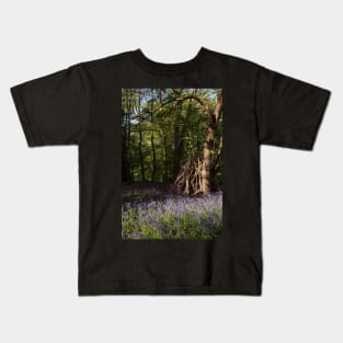 Hidden bluebell wood Kids T-Shirt